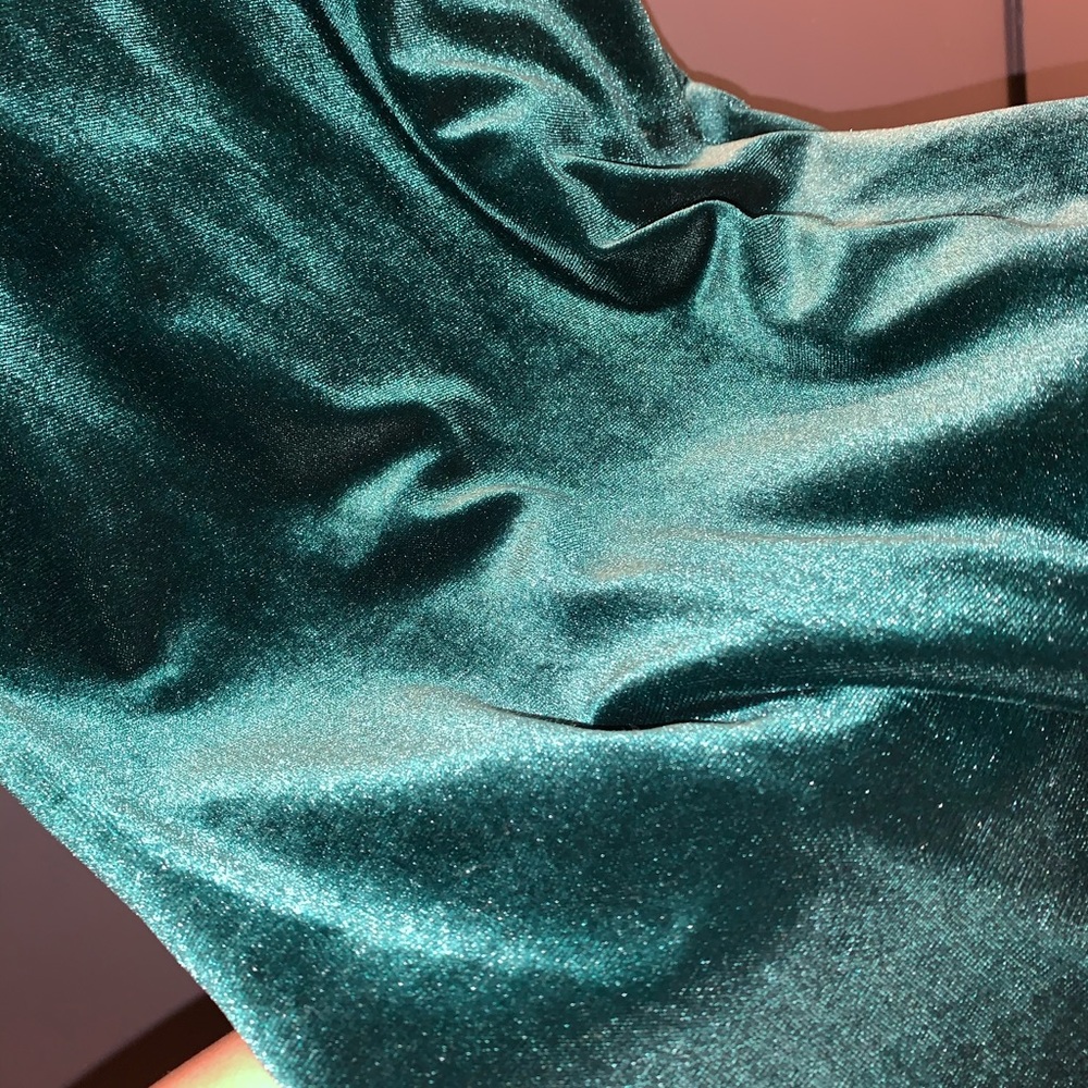 Emerald green JLUXE midi dress NEW